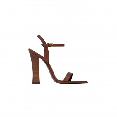 YSL SUSAN SANDALS IN SMOOTH LEATHER 822437DWE006036